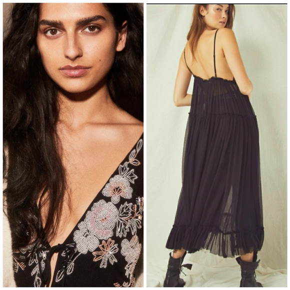 Free Free people Secret Garden Maxi Top - Picture 2 of 11